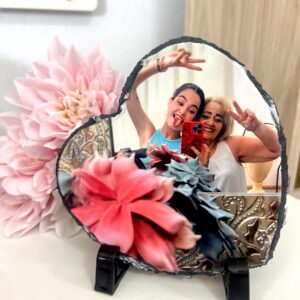 RETRATO EN PIEDRA CORAZON