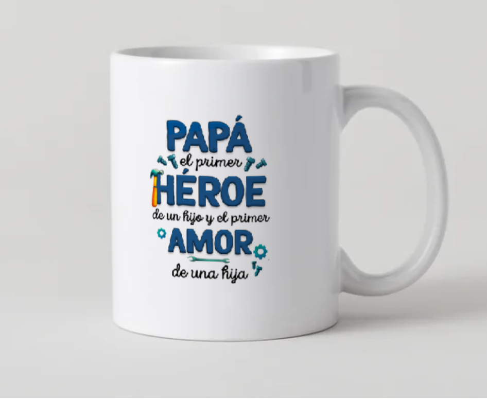 TAZA DIA DEL PADRE HÉROE 1 - Imagen 2