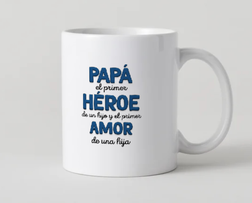 TAZA DIA DEL PADRE HÉROE 2 - Imagen 2
