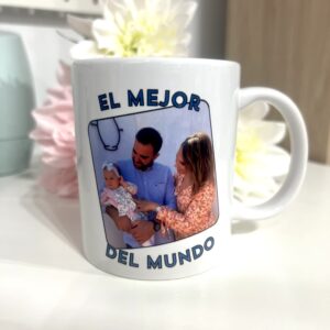 TAZA DIA DEL PADRE EL MEJOR FOTO