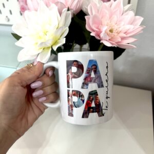 TAZA PAPÁ Te quiero personalizada con fotos