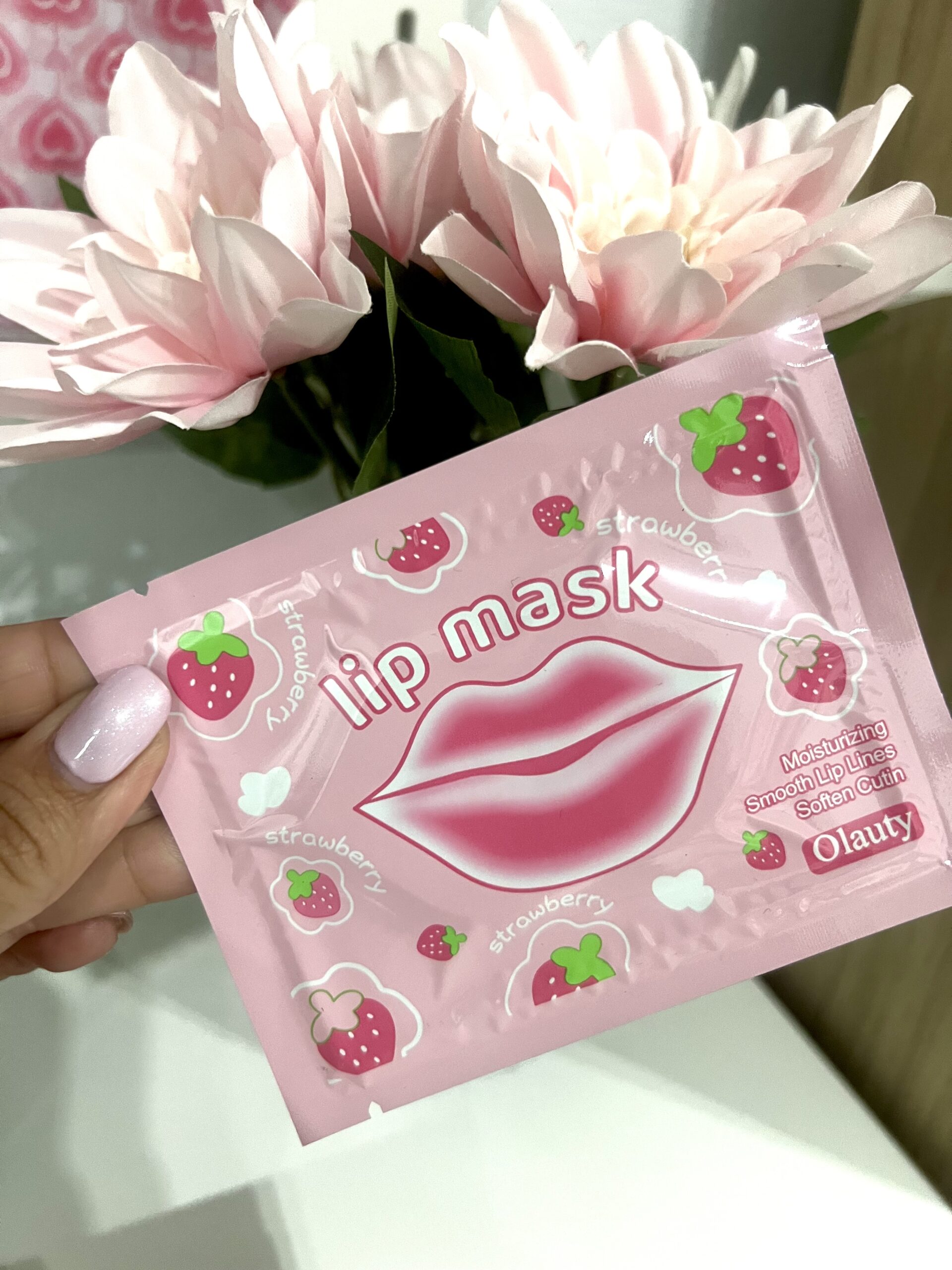 Mascarilla Labial con Acido hialurónico Fresa