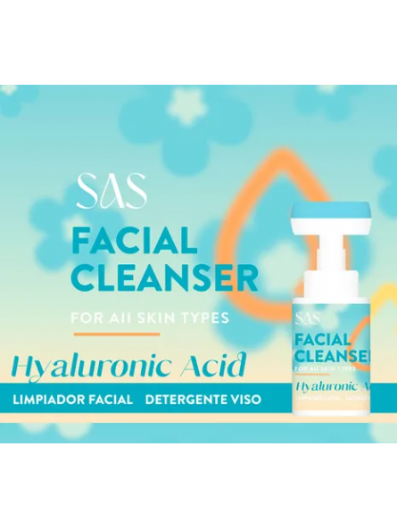 LIMPIADOR FACIAL ESPUMA ACIDO HIALURONICO - SAS