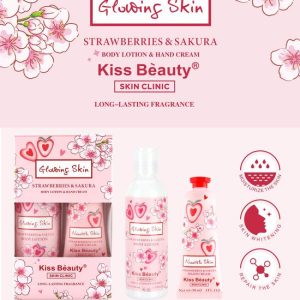 Loción Corporal y Crema de Manos( Fresa y Sakura)