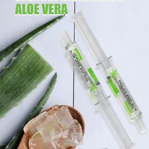 Ampolla Jeringa No Inyectable Aloe Vera Serum Hidratante y Restaurador ayuda a eliminar manchas y arrugas 10g en cada jeringa