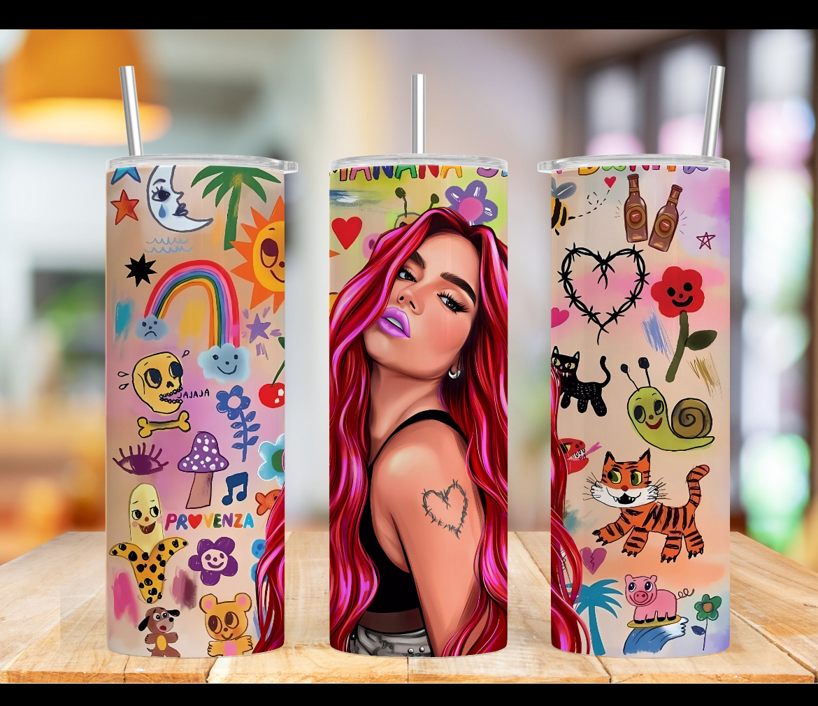 TUMBLER 600 ml KAROL G color