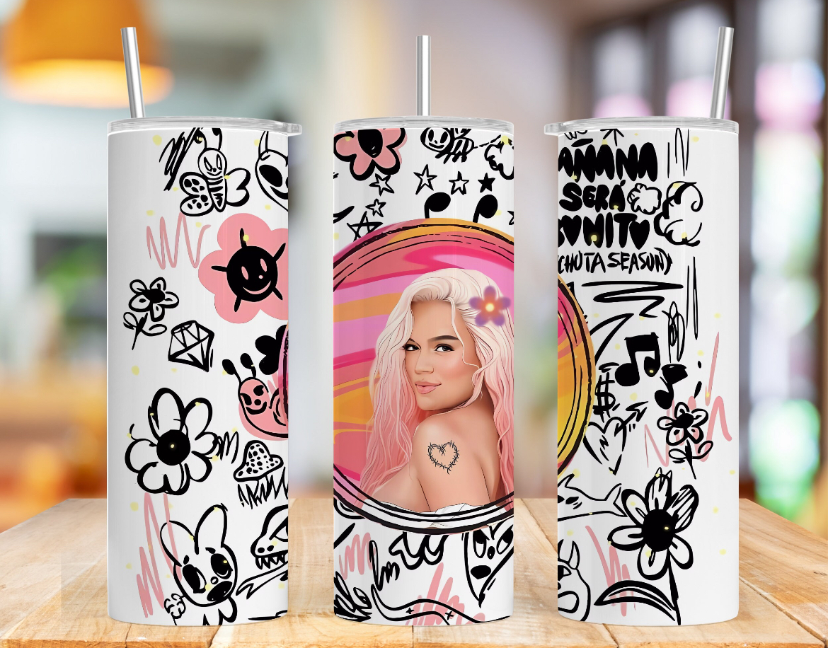 TUMBLER 600 ml KAROL G