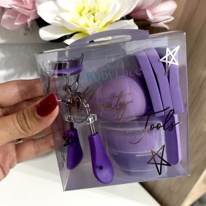 SET DE ESPONJA MORADA