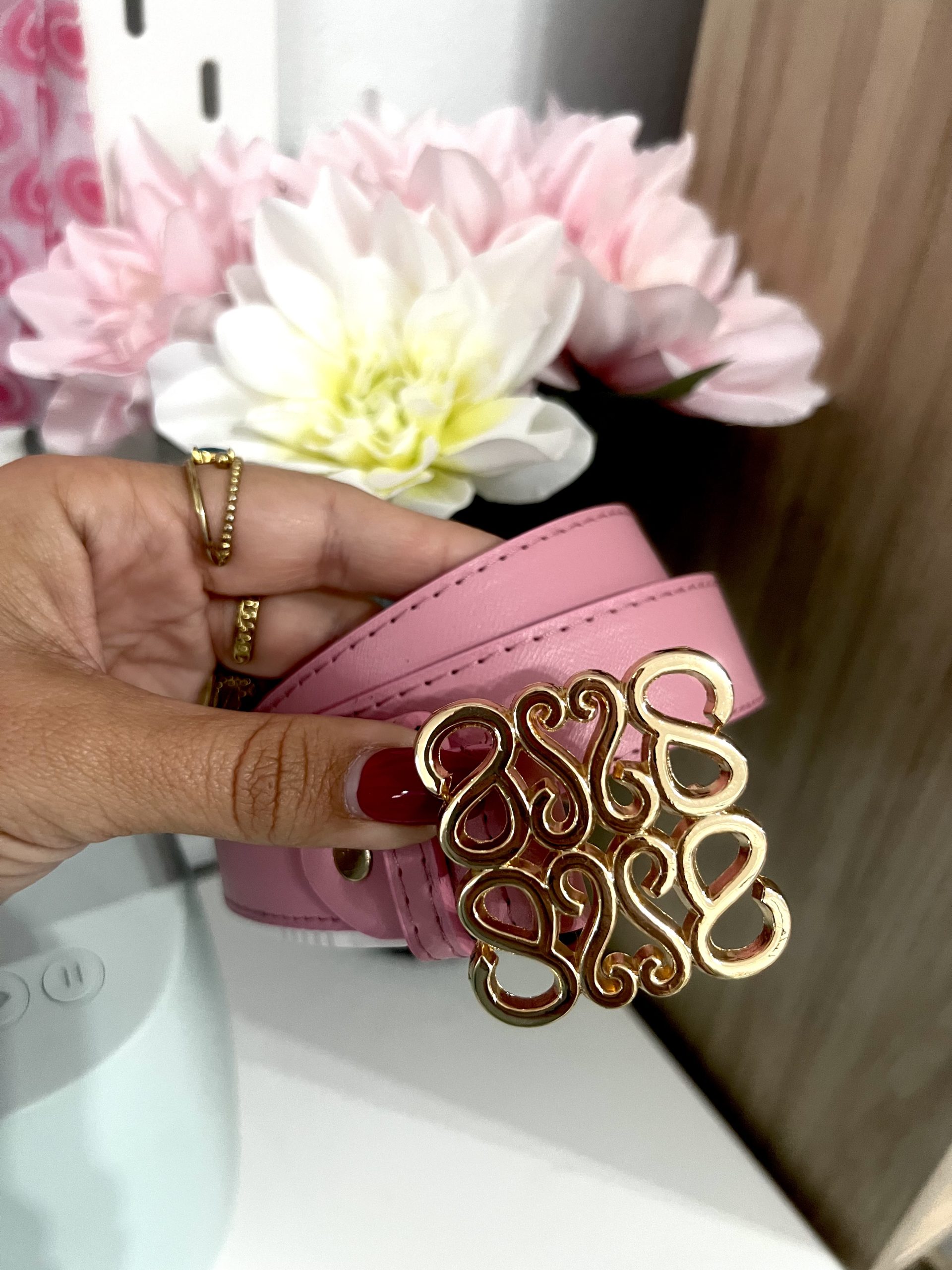 CINTURÓN LOEWE ROSA