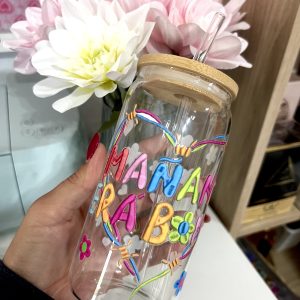 Taza de Vidrio 550 ml MAÑANA SERÁ BONITO