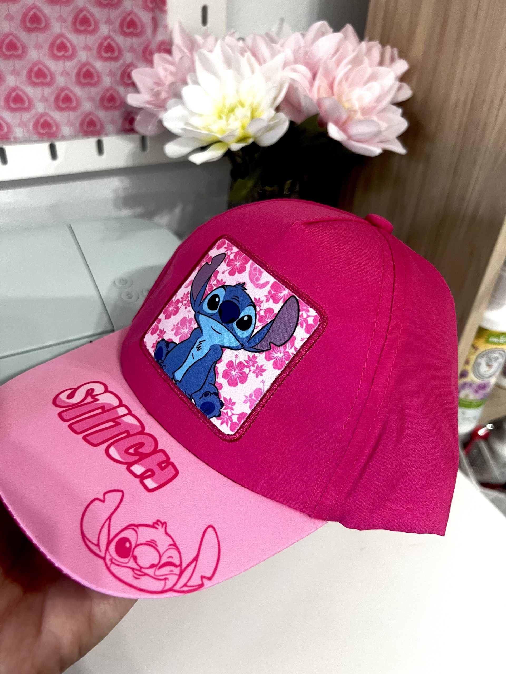 GORRA INTANTIL STITCH ROSA