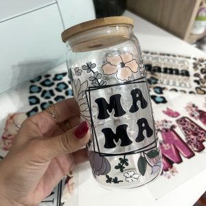 TAZA DE VIDRIO 550 ML MAMÁ 2