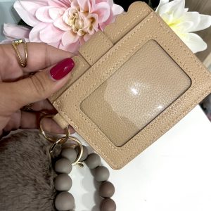 Alternative view of TARJETERO CON PULSERA Y LLAVERO CORAZÓN MARRON