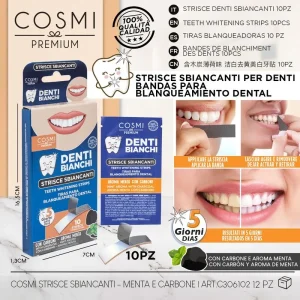 TIRAS BLANQUEADORAS DIENTE CARBON