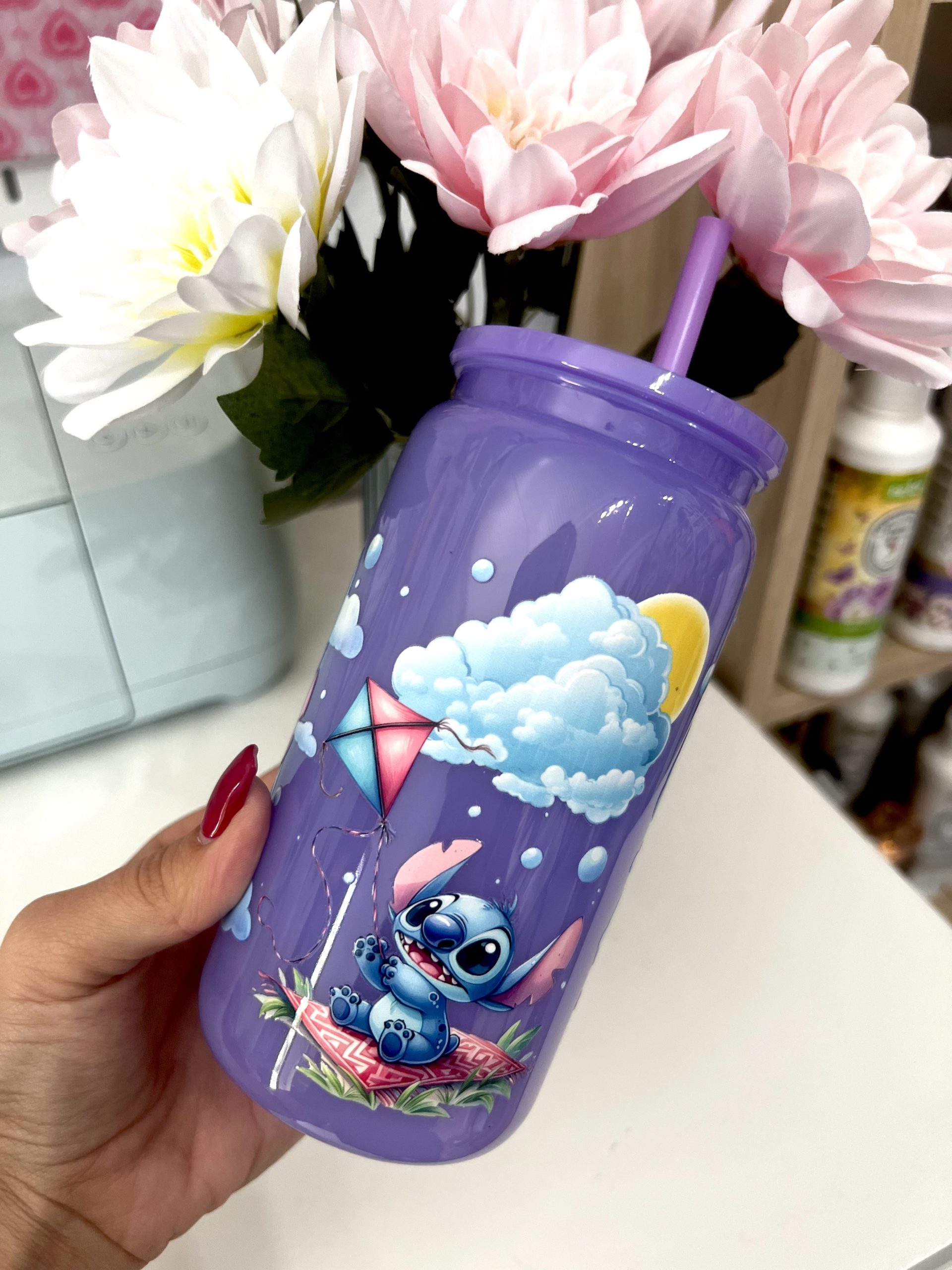 Vaso Plastico 500 ml Stitch