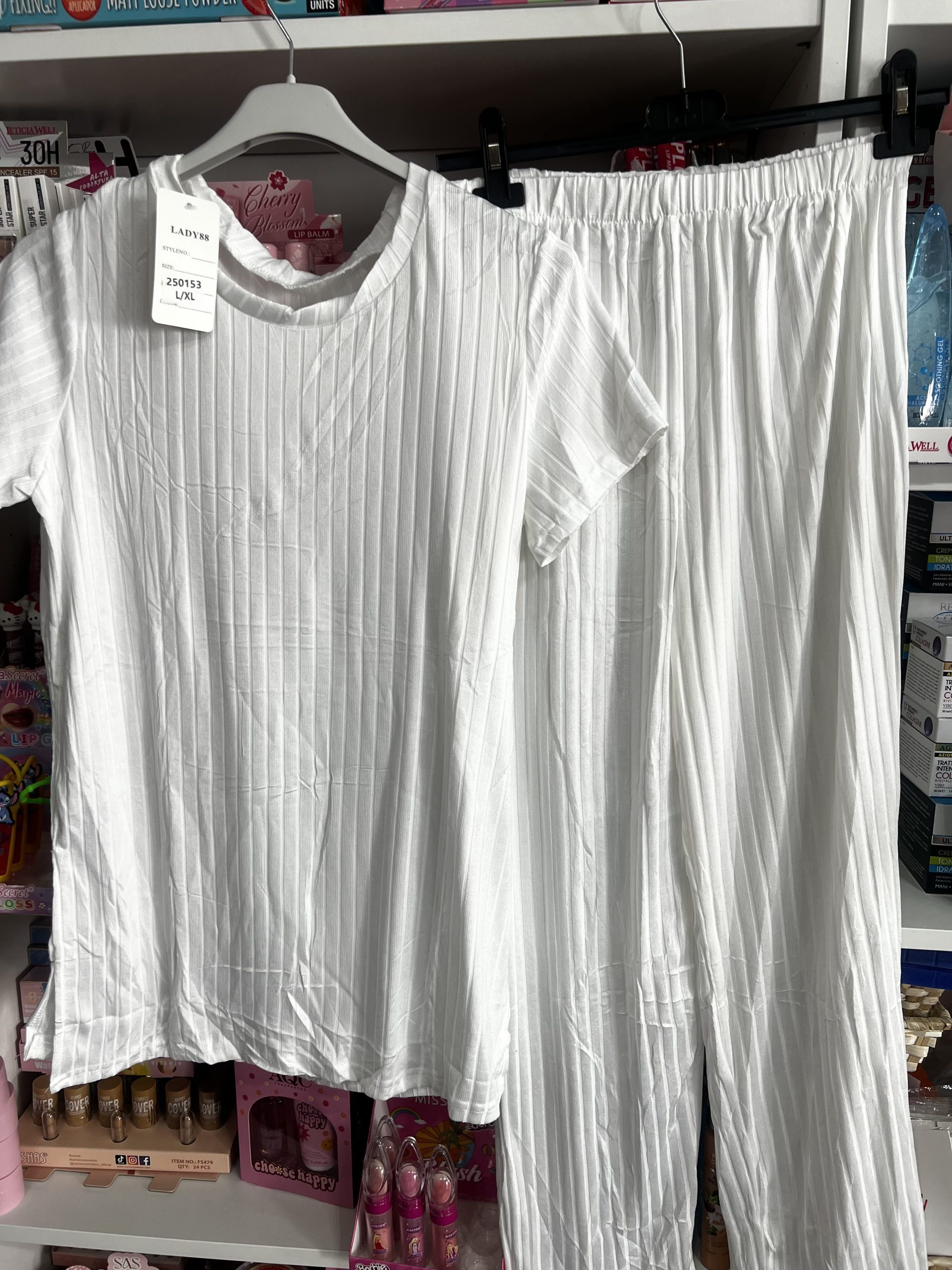 CONJUNTO CANALE 2 PIEZAS L/XL BLANCO - Imagen 2