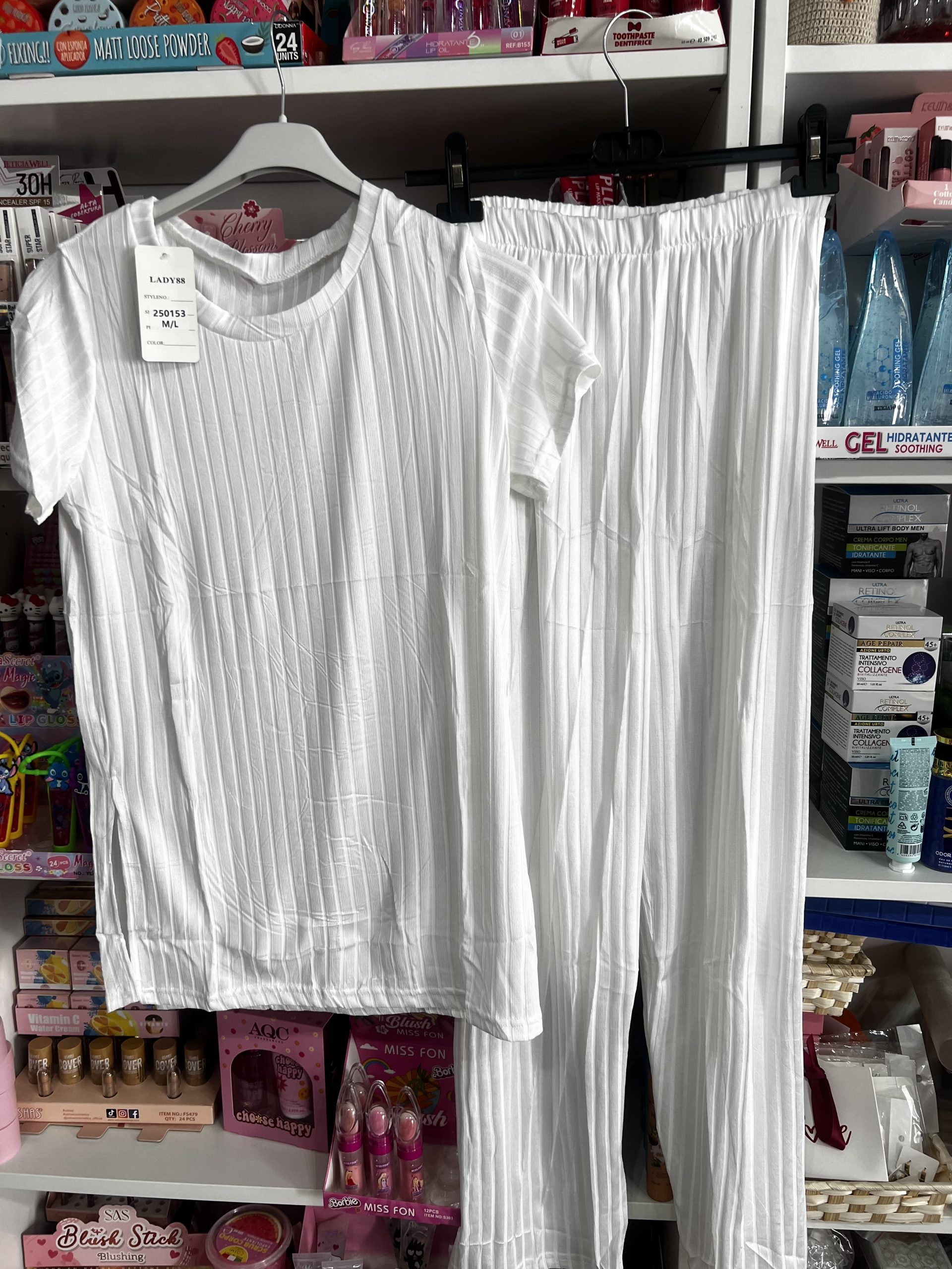 CONJUNTO CANALE 2 PIEZAS M/L BLANCO - Imagen 2