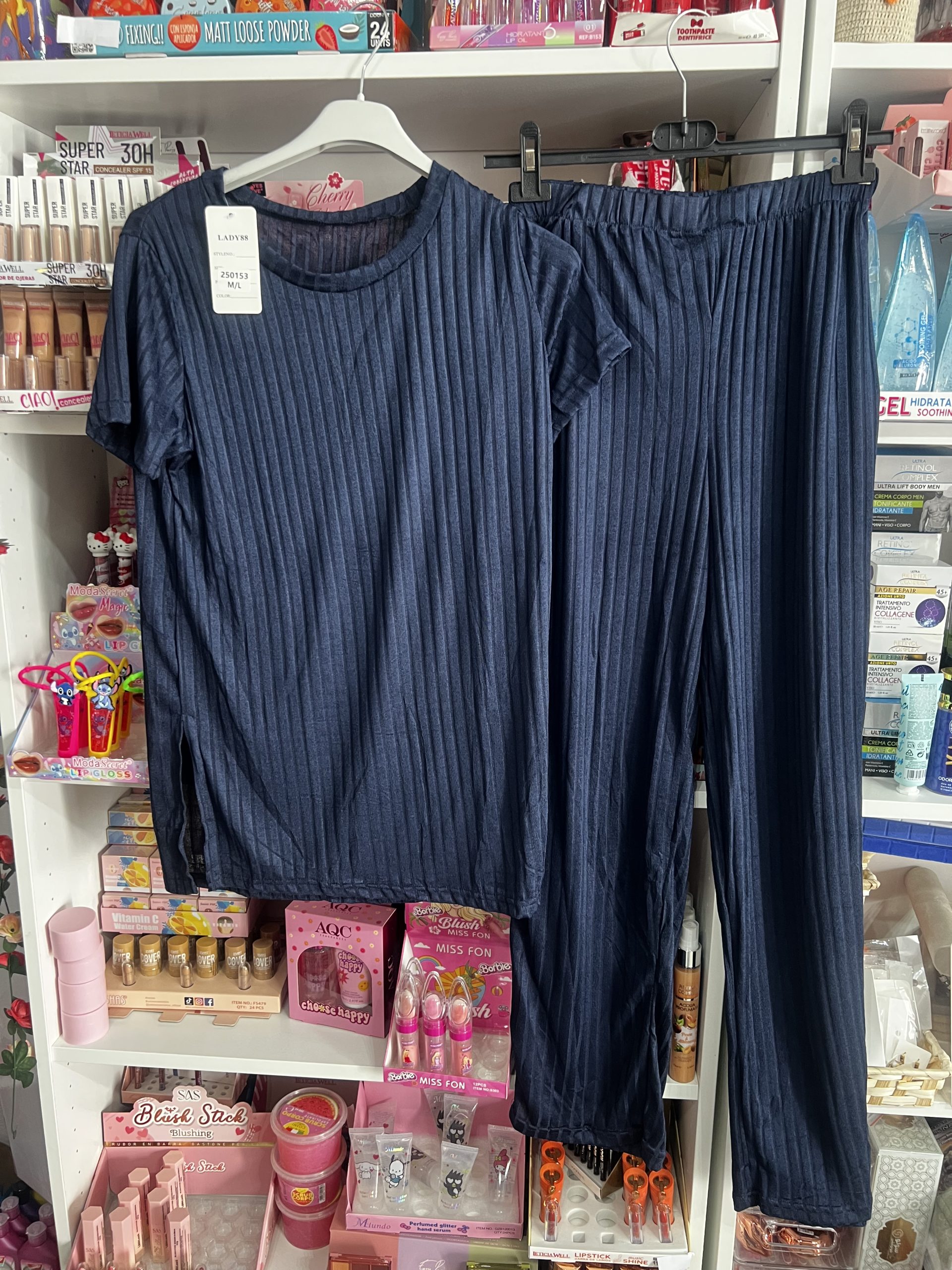 CONJUNTO CANALE 2 PIEZAS M/L AZUL MARINO - Imagen 2