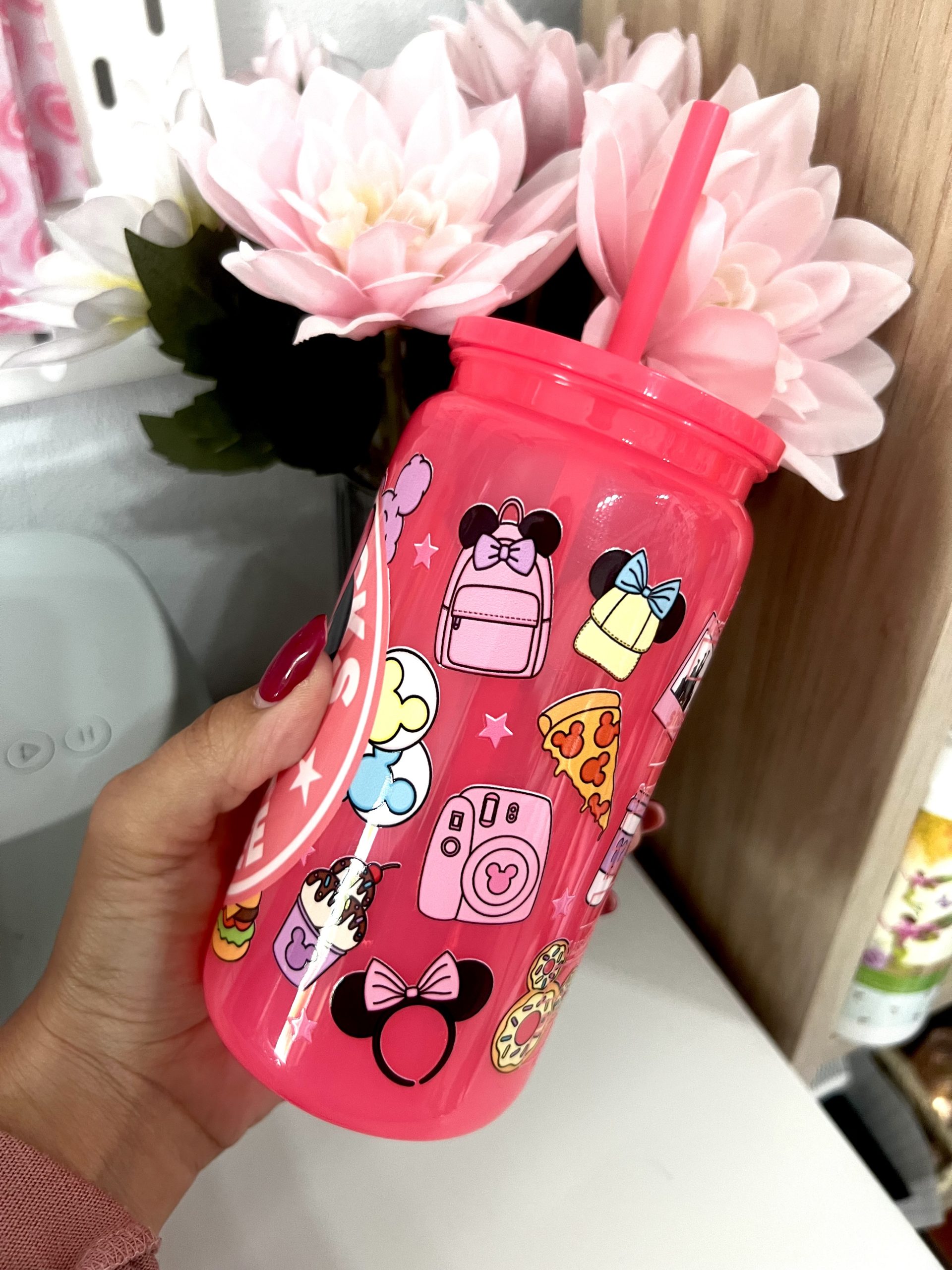 Vaso Plastico 500 ml MINNIE ROSA - Imagen 2