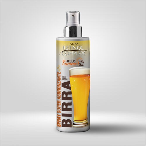 Spray super bronceador de Cerveza