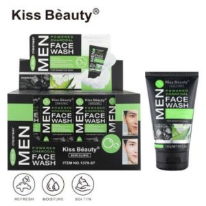 LIMPIADOR FACIAL PIELES SENSIBLE ALOE VERA CHARCOAL 150GR - KISS BEAUTY
