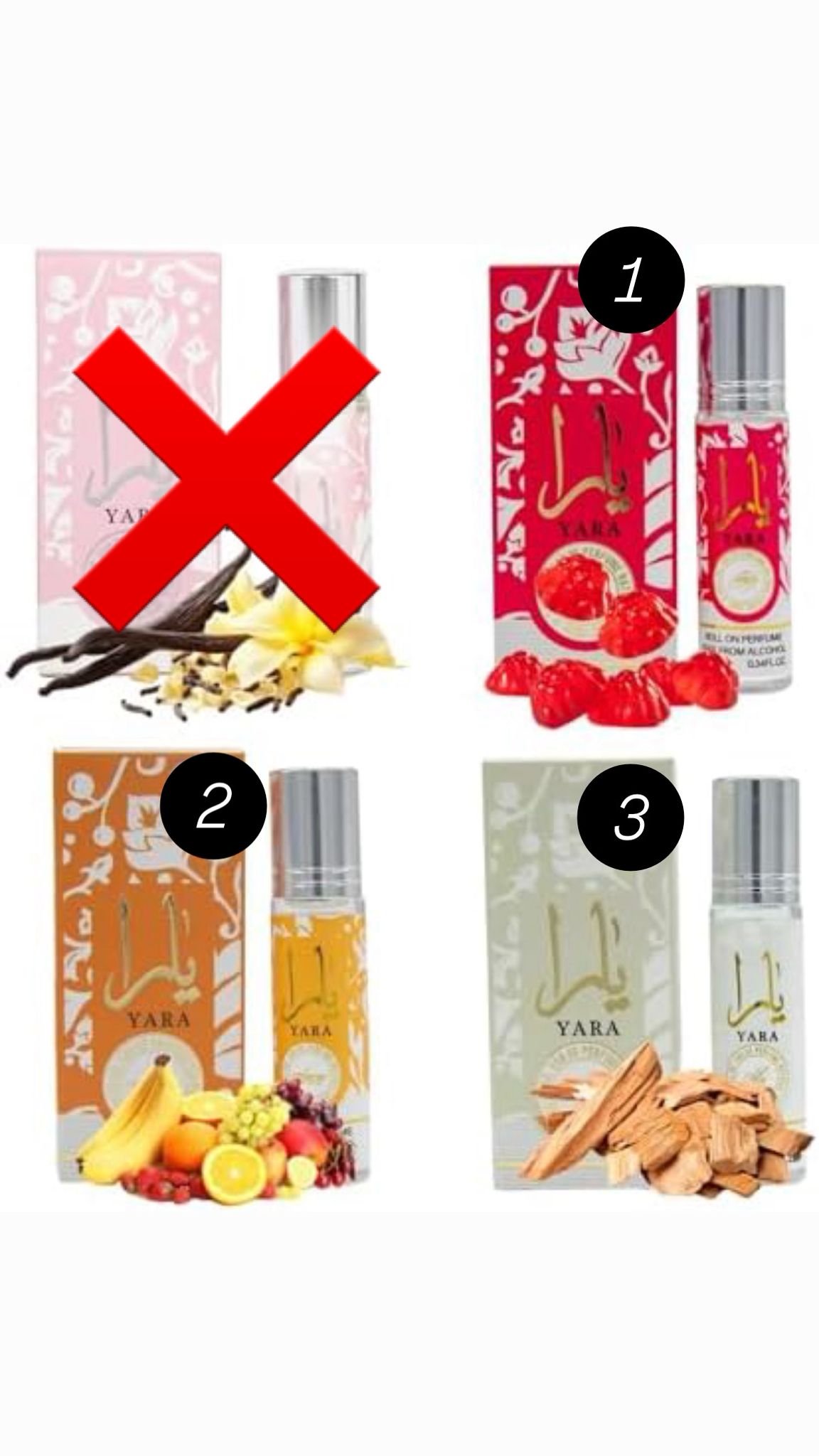 PERFUME ROLL ON YARA