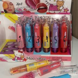 LIPSTICK & LIPGLOSS 2 EN 1 KITTY