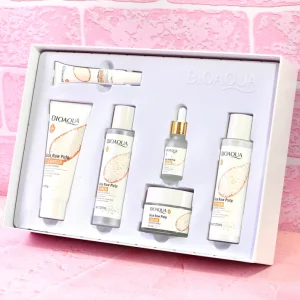 Alternative view of Set de cuidado de la piel de puré de arroz, caja hidratante, limpiador Facial, tóner, conjunto de productos para el cuidado de la piel