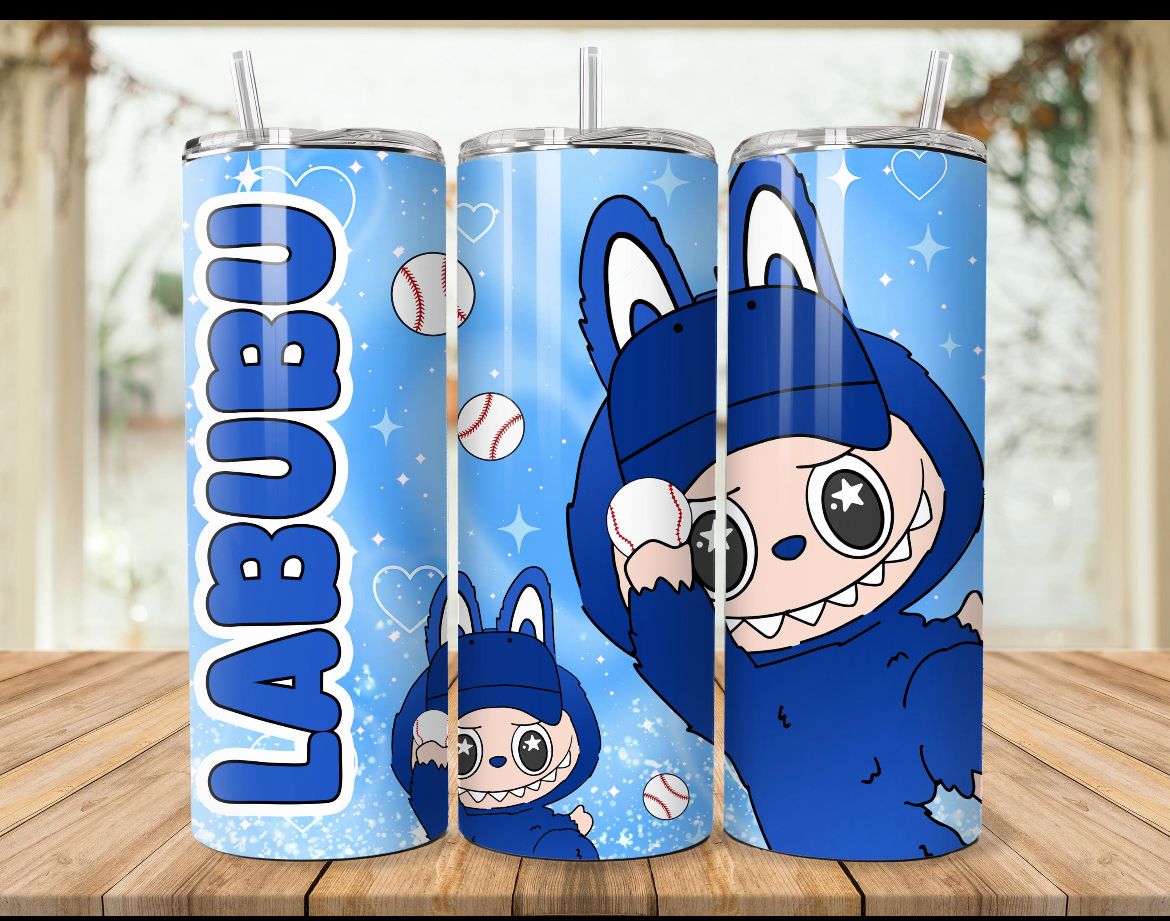 TUMBLER 600 ml LABUBU AZUL