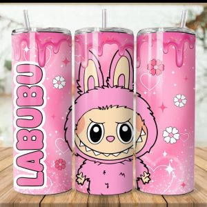 TUMBLER 600 ml LABUBU ROSA
