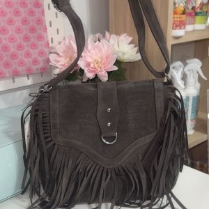 BOLSO FLECO TENDENCIA GRIS