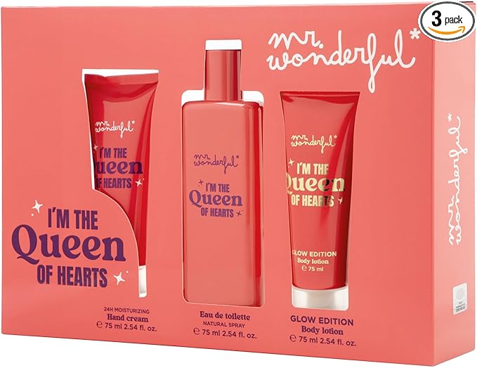 Mr. Wonderful I'm The Queen Of Hearts Estuche Regalo para Mujer.