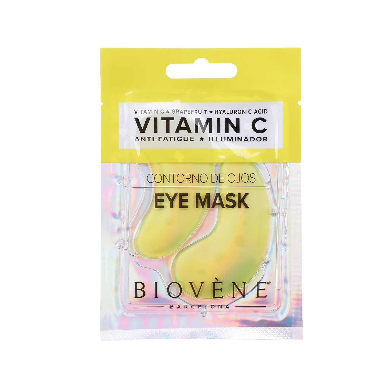 Mascarilla para ojos ultra brillante con vitamina C, pomelo y ácido hialurónico