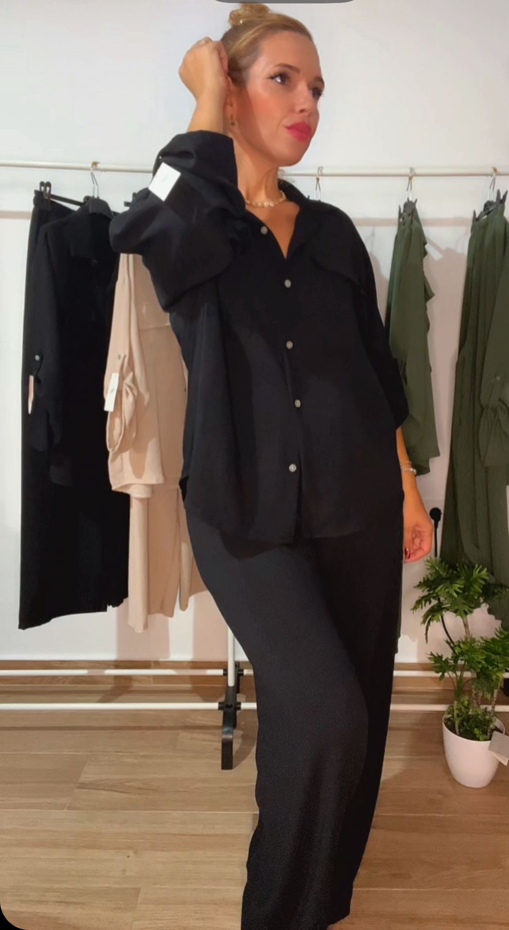 CONJUNTO ESTRELLA NEGRO TALLA UNICA (36-46 APROXM) - Imagen 2