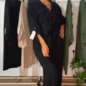 CONJUNTO ESTRELLA NEGRO TALLA UNICA (36-46 APROXM)