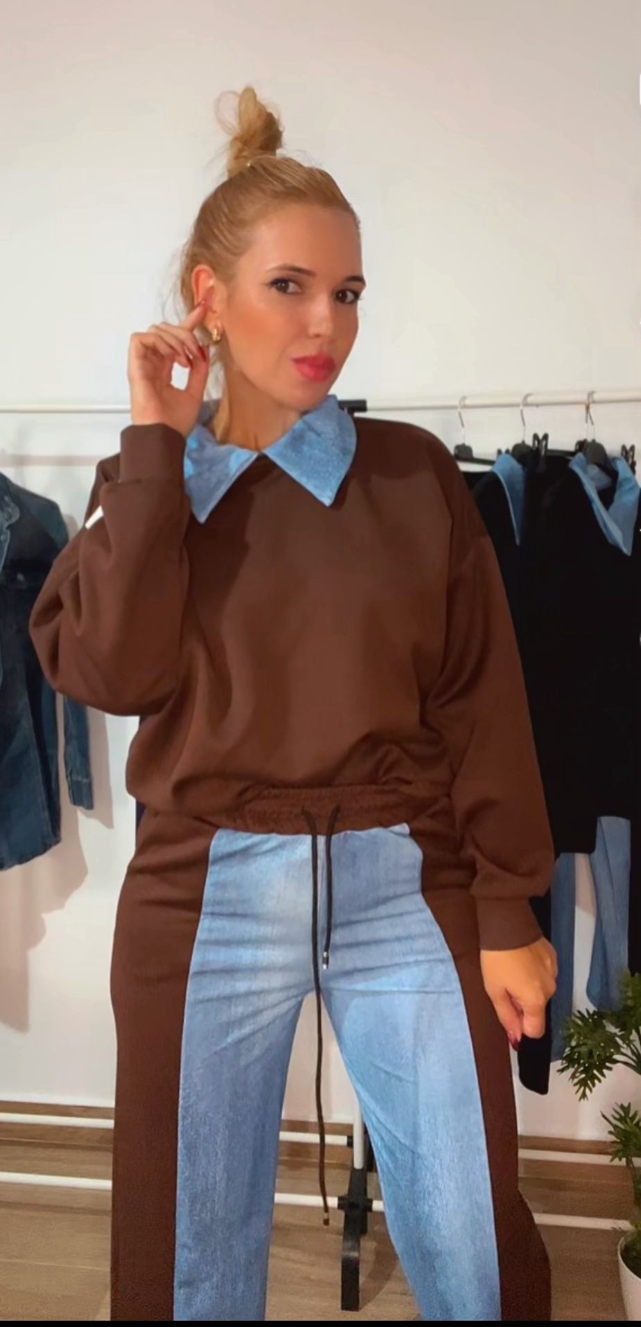 CHANDAL VAQUERO CAMEL TALLA UNICA (36-46 APROX) - Imagen 4