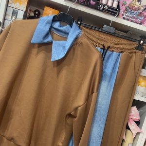 CHANDAL VAQUERO CAMEL TALLA UNICA (36-46 APROX)