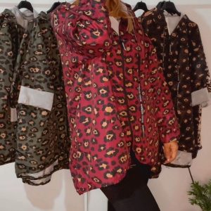 ABRIGO CORTA VIENTO BURDEOS