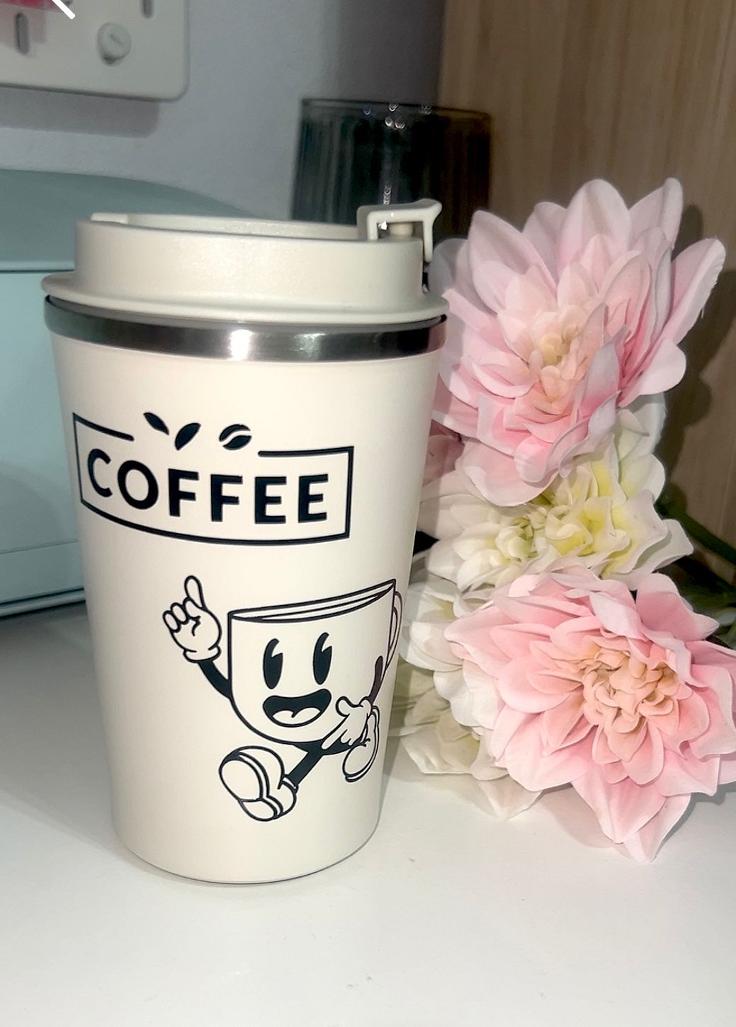 VASO TERMICO 450 ML BEIG - Imagen 3