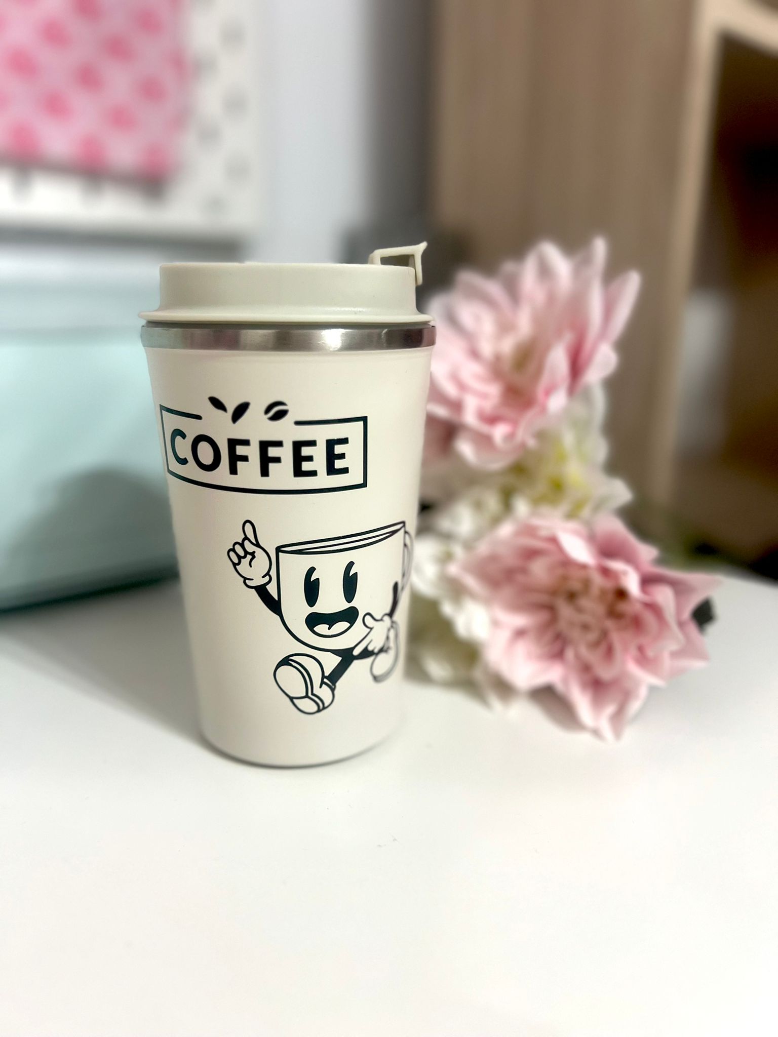 VASO TERMICO 450 ML BEIG