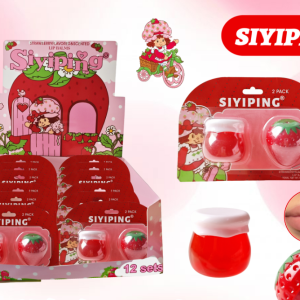 SET 2 PIEZAS LIP GLOSS FRESA