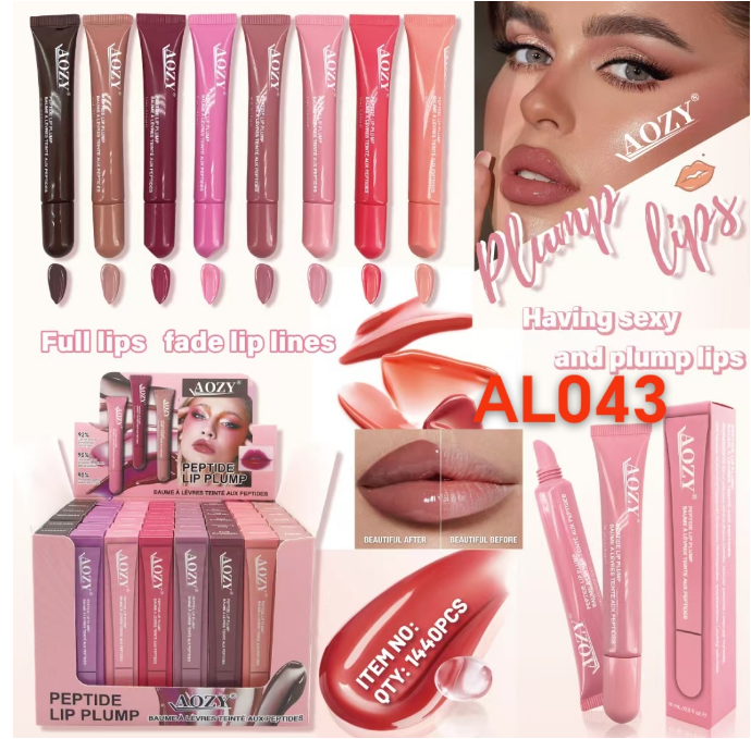 BÁLSAMO LABIAL CON COLOR Y PEPTIDOS ( CON AROMA A CHOCOLATE)