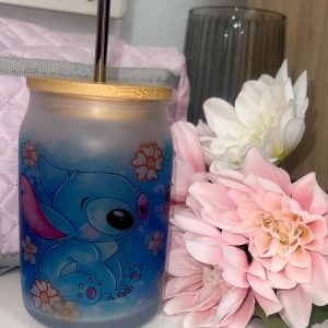 Alternative view of TAZA DE VIDRIO 400 ML STITCH