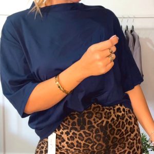 Alternative view of CAMISETA ZARA AZUL MARINO