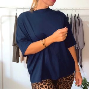 CAMISETA ZARA AZUL MARINO