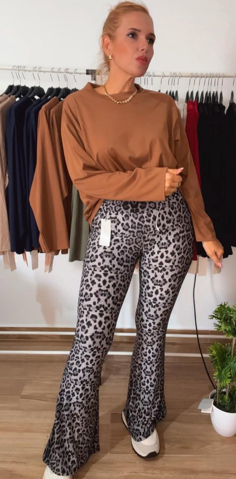 CAMISETA ZARA MANGA LARGA CAMEL