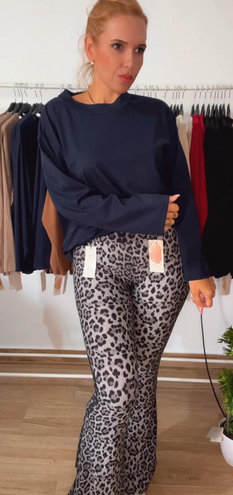 CAMISETA ZARA MANGA LARGA AZUL MARINO - Imagen 2