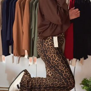 Alternative view of LEGUINS CAMPANA PRINT MARRÓN TALLA L/XL