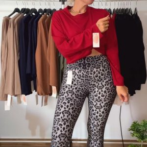 LEGUINS CAMPANA PRINT GRIS TALLA L/XL