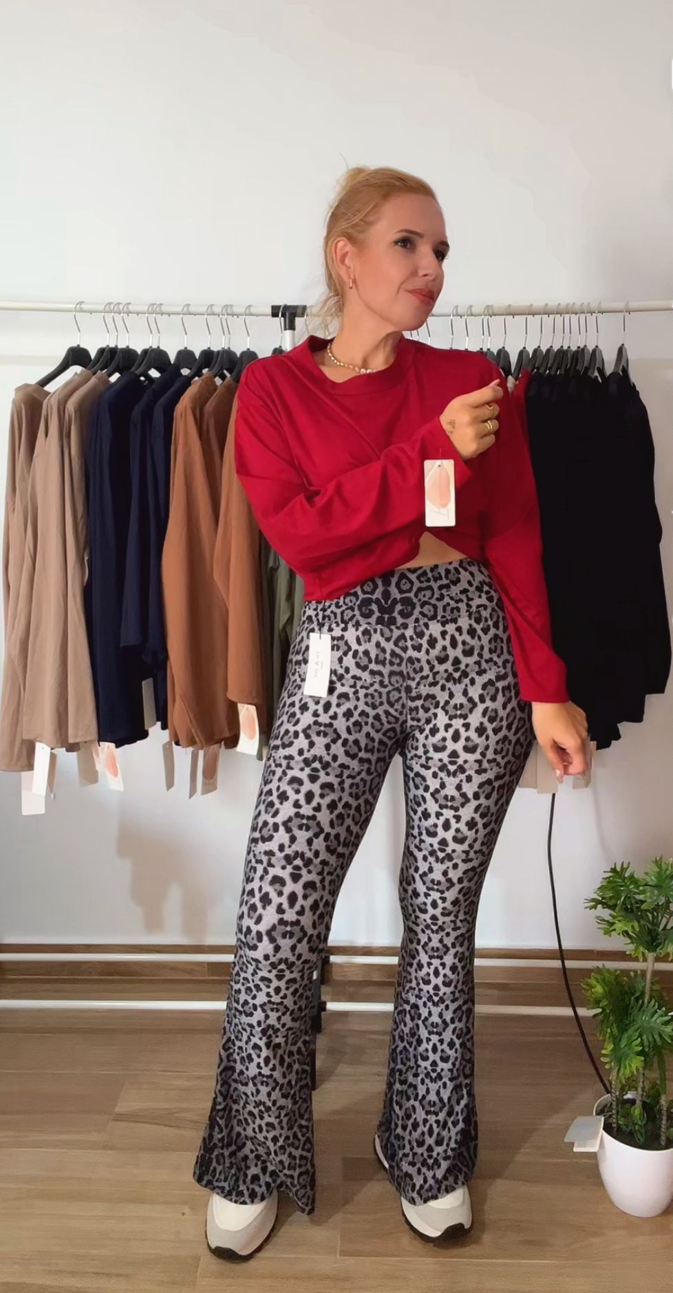 LEGUINS CAMPANA PRINT GRIS TALLA L/XL